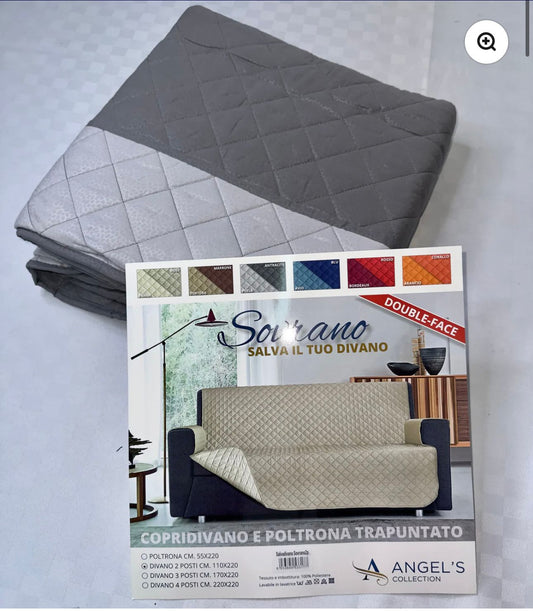 Copridivano/Copripoltrona Double Face- diverse misurazioni