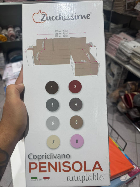 Copridivano Penisola- Zucchissime- Diverse misurazioni