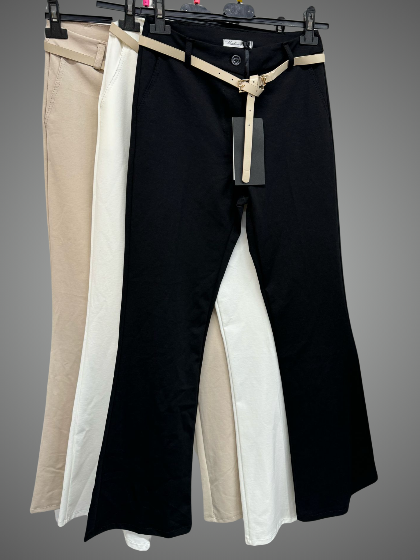 Pantalone a Zampa Tecnico Elasticizzato