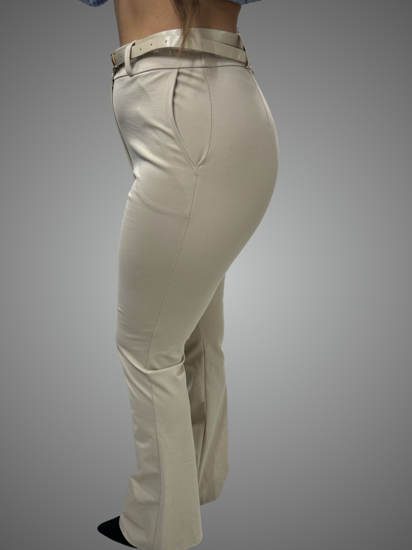 Pantalone a Zampa Tecnico Elasticizzato
