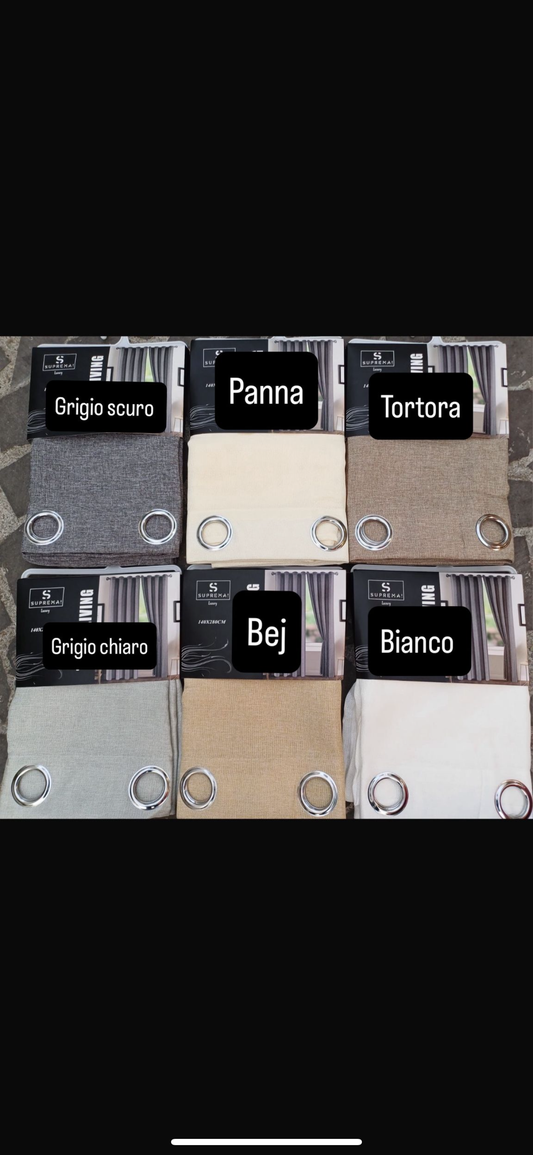 Coppia Tende Living- Due Pannelli 140x280